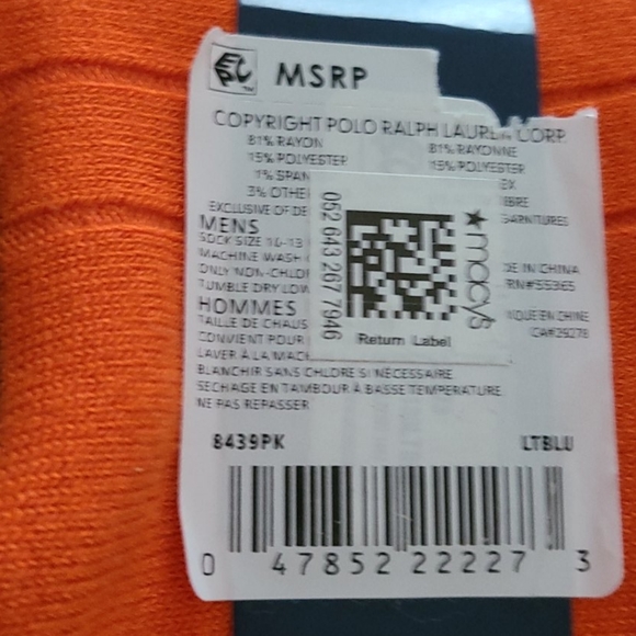 New 3 pairs Polo Ralph Lauren Socks - Picture 6 of 9